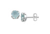 Samuel B. EARRING Glow Studs Aquamarine