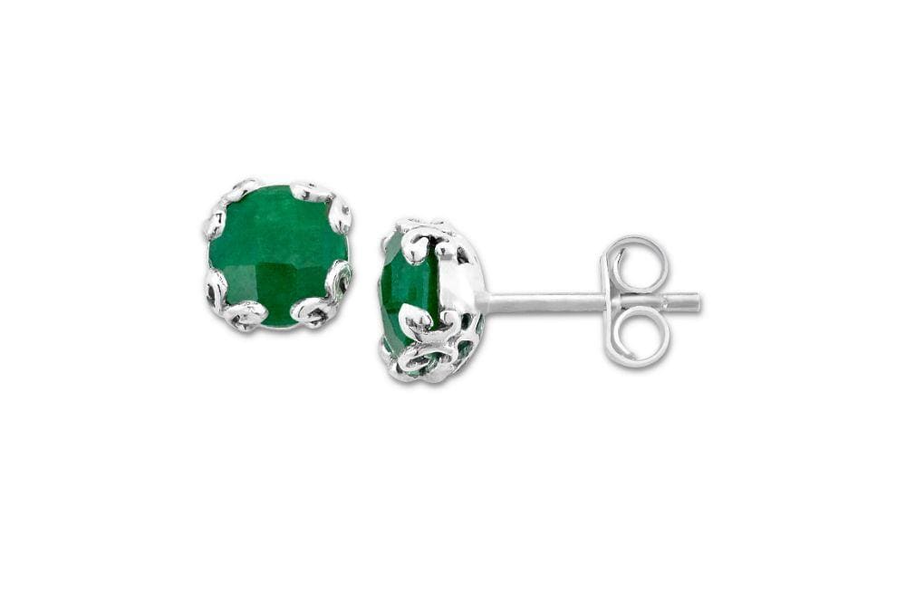 Samuel B. EARRING Glow Studs Emerald