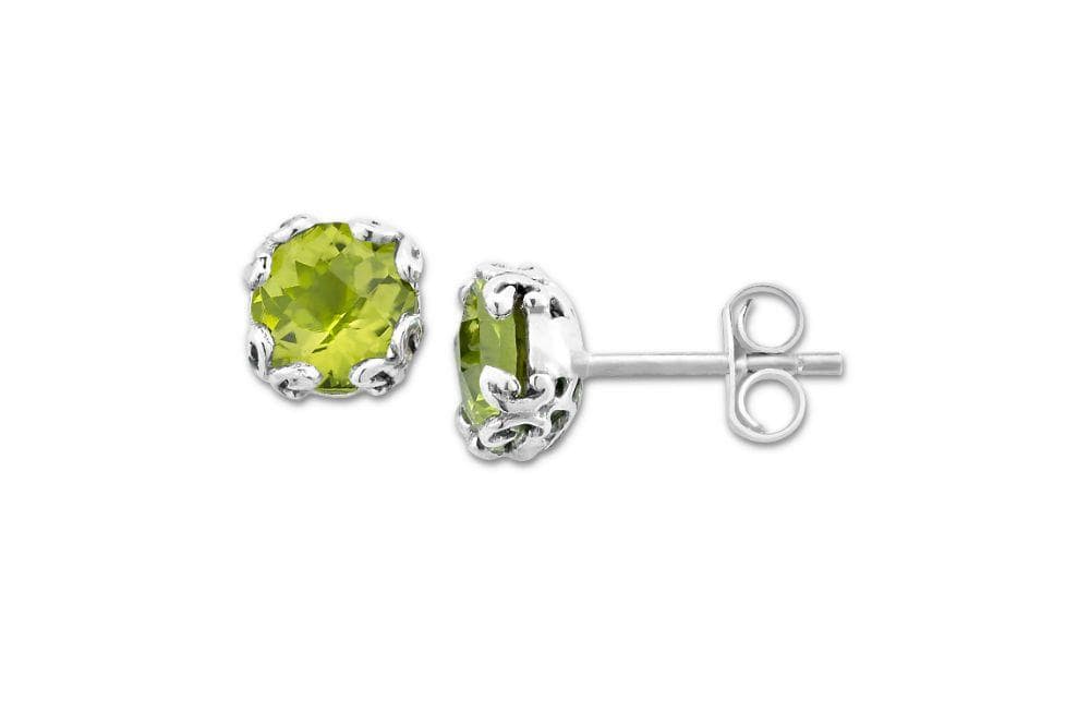 Samuel B. EARRING Glow Studs Peridot