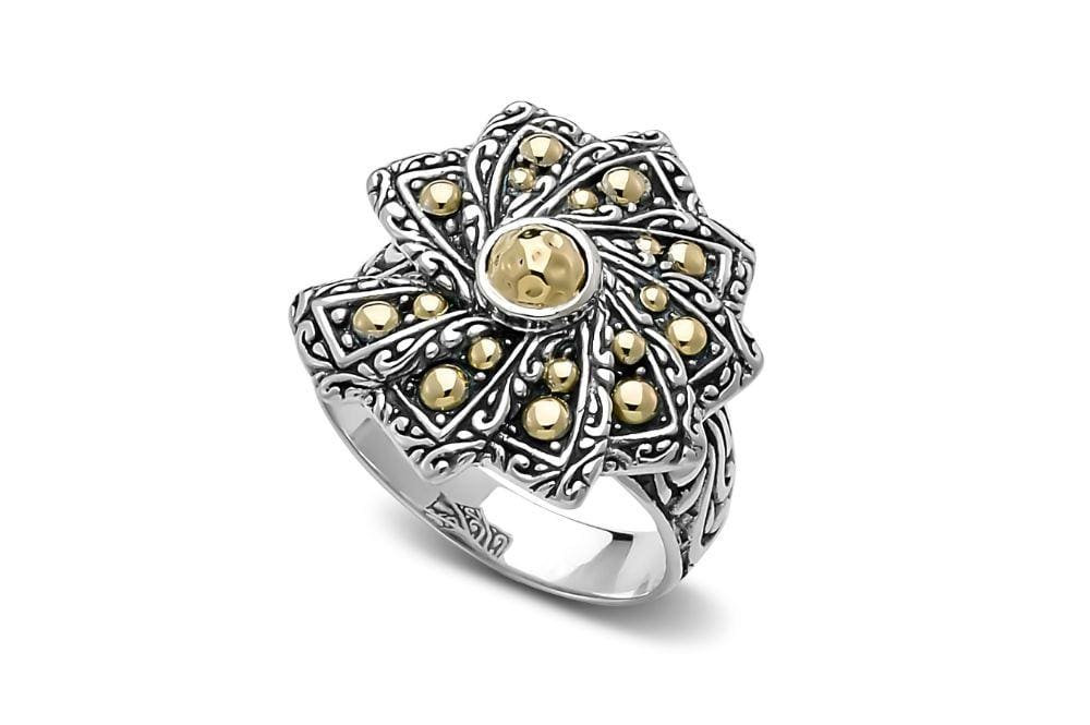 Samuel B. RING Roda Ring Silver and Gold / 5