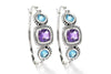 Samuel B EARRING Alice Hoops Amethyst