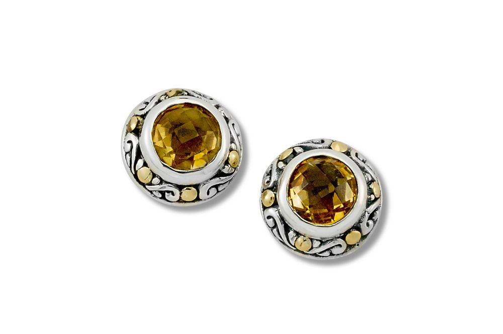 Ambang Earrings- Citrine