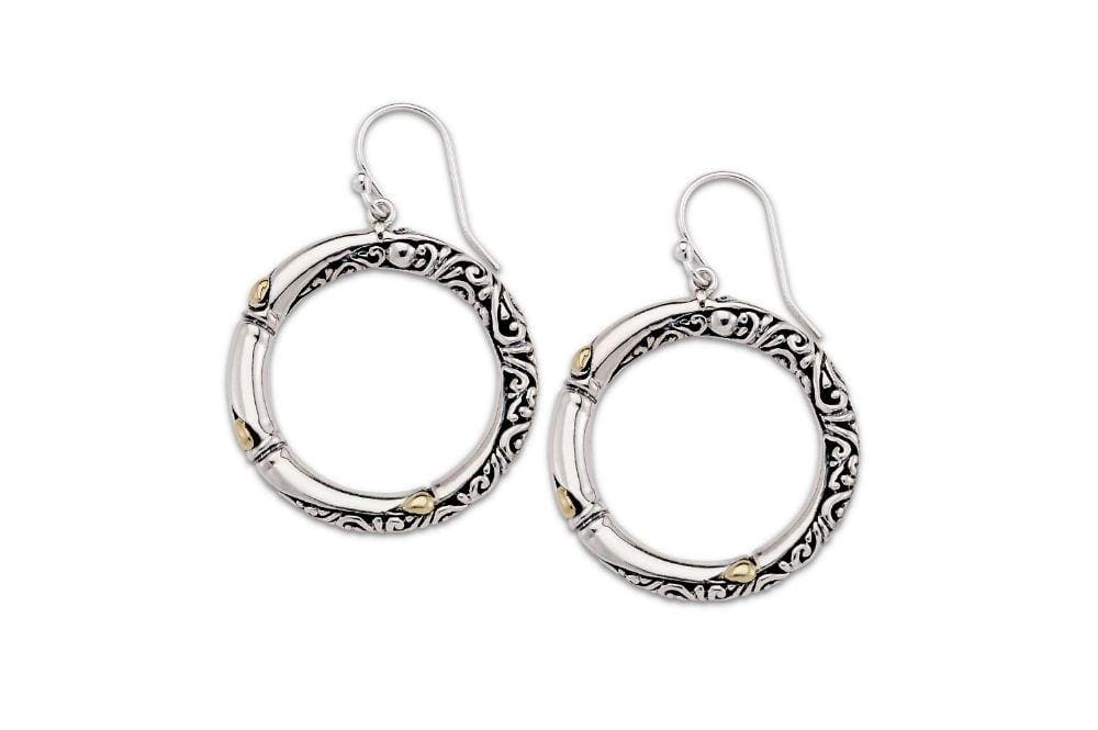 Samuel B EARRING Ayana Earrings SILVER AND GOLD