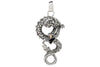 Samuel B PENDANT Azhdaha Slither Pendant Silver and Gold
