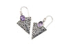 Samuel B EARRING Arrowhead Earrings Amethyst