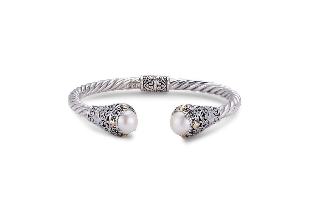 Samuel B. BANGLE Balangan Bangle- White Mabe Pearl White Mabe Pearl