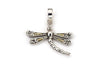 Samuel B. PENDANT Bali Dragonfly Pendant Silver And Gold