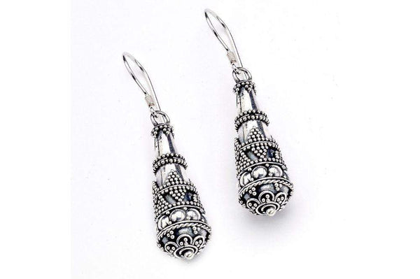 Samuel B. EARRING Bali Drop Earrings Silver