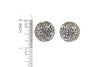 Samuel B EARRING BALINESE SWIRL EARRINGS SILVER AND GOLD
