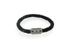 Samuel B BRACELET BARON FREDERICK BRACELET BLACK LEATHER