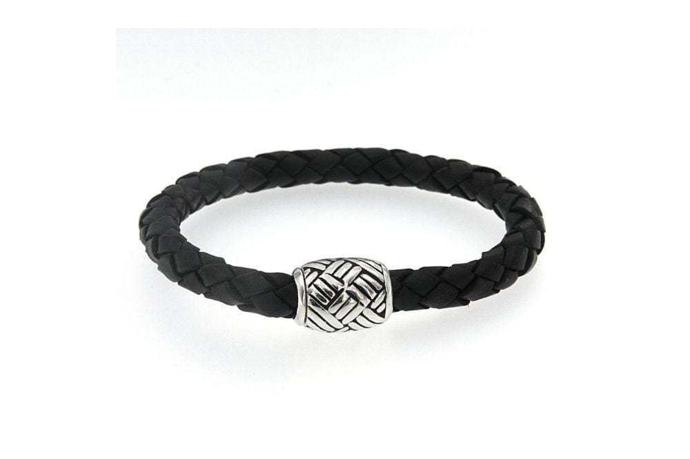 Samuel B BRACELET BARON KILLARNEY BRACELET BLACK LEATHER