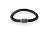 Samuel B BRACELET BARON WOLFGANG BRACELET BLACK LEATHER