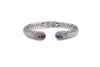 Samuel B BANGLE BASKETWEAVE BANGLE AMETHYST
