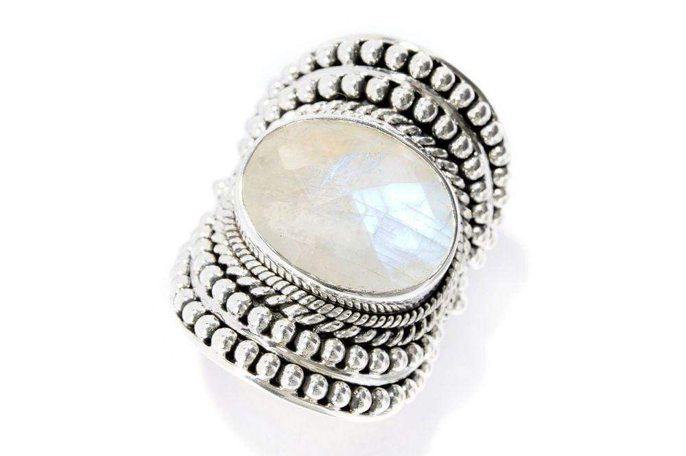 Samuel B. RING Beloved Ring Rainbow Moonstone / 5