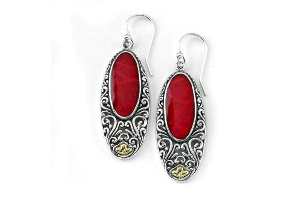 Samuel B. EARRING Bliss Earrings- Coral Coral