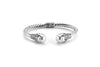 Samuel B. BRACELET Blizzard Bangle White Pearl
