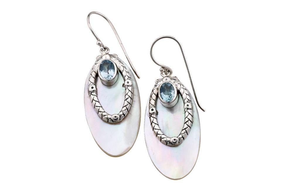 Samuel B. EARRING Bora Bora Earrings- Mother Of Pearl Mother Of Pearl