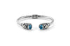Samuel B. BANGLE Borneo Bangle- Blue Topaz Blue Topaz