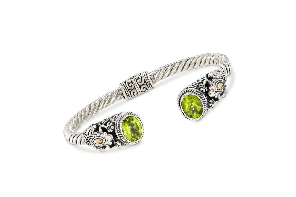 Samuel B BANGLE Borneo Bangle Peridot
