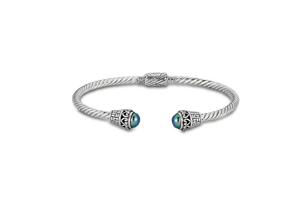 Butak Bangle- Blue Pearl