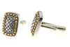 Samuel B CUFFLINK BROOKLYN CUFFLINKS SILVER AND GOLD