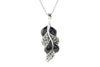 Samuel B PENDANT CASCADA LEAF PENDANT BLACK SHELL