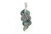 Samuel B. PENDANT Cascada Leaf Pendant- Paua Paua