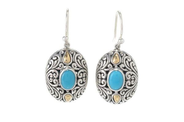 Samuel B. EARRING Celeste Earrings Sleeping Beauty Turquoise
