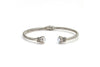 Samuel B. BANGLE Chiara Bangle White Pearl