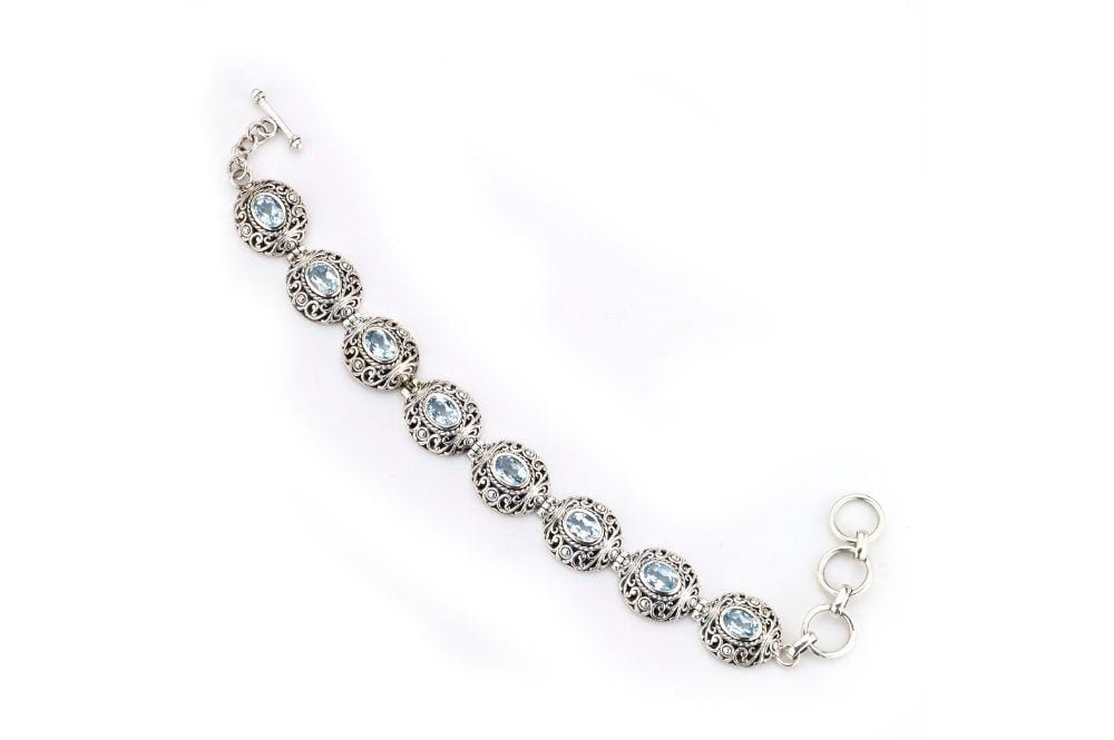 Samuel B. BRACELET Clarice Bracelet- Blue Topaz Blue Topaz