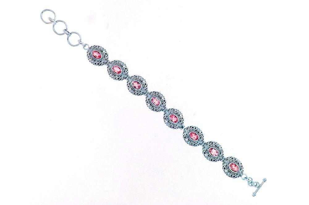 Samuel B. BRACELET Clarice Bracelet- Garnet Garnet