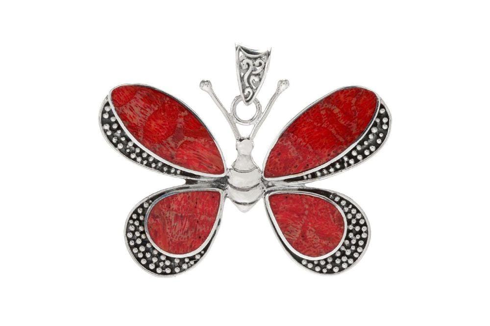 Samuel B. PENDANT Cloudwing Pendant- Coral Coral