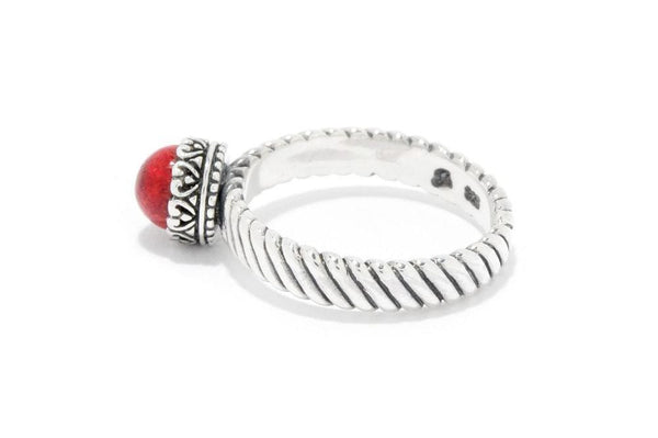 Samuel B. RING Comet Ring- Coral