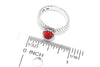 Samuel B. RING Comet Ring- Coral