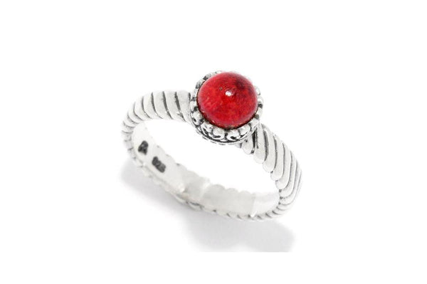 Samuel B. RING Comet Ring- Coral Coral / 5