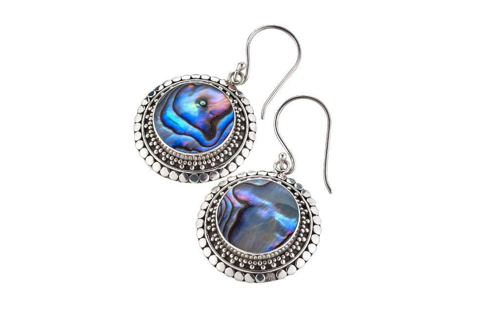 Samuel B. EARRING Corona Earrings- Paua Paua