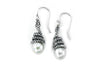 Samuel B EARRING CRUSH EARRINGS WHITE PEARL