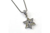Samuel B. PENDANT David's Star Pendant Silver And Gold