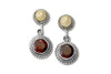 Doral Earrings- Garnet