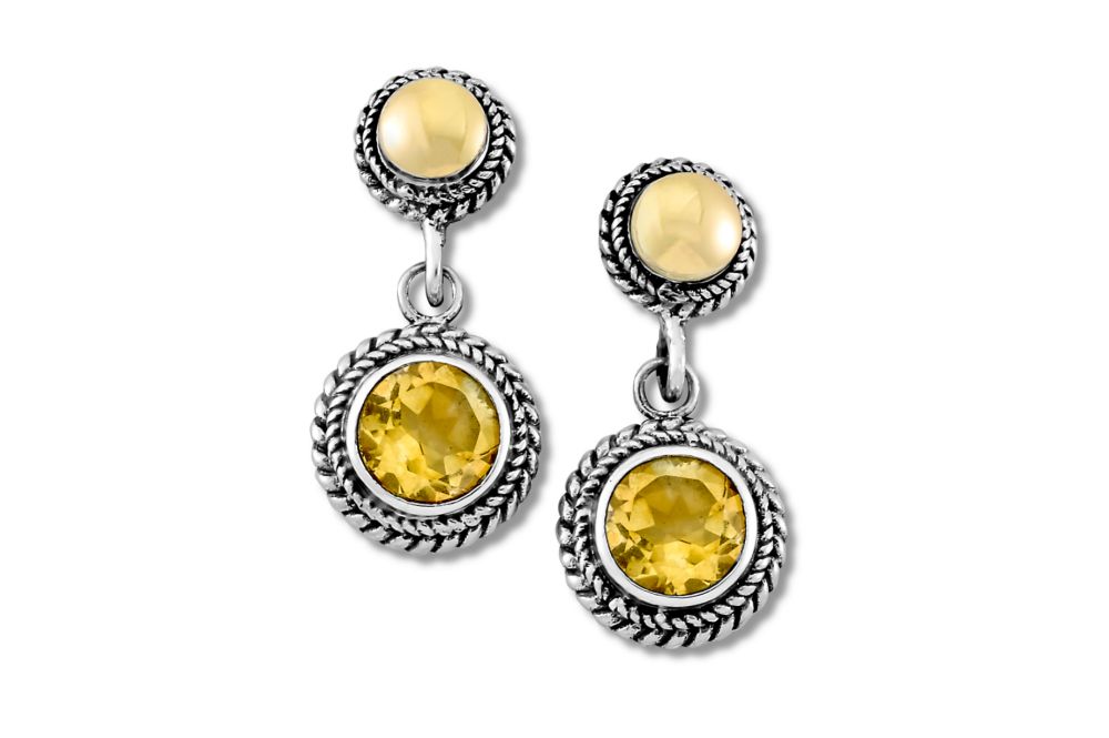 Doral Earrings- Citrine