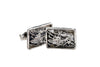 Samuel B CUFFLINK DRAGON CUFFLINKS SILVER