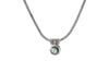 Samuel B. NECKLACE Droplet Necklace- Green Amethyst Green Amethyst