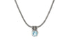 Samuel B. NECKLACE Droplet Necklace- Blue Topaz Blue Topaz