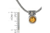 Samuel B. NECKLACE Droplet Necklace- Citrine Citrine