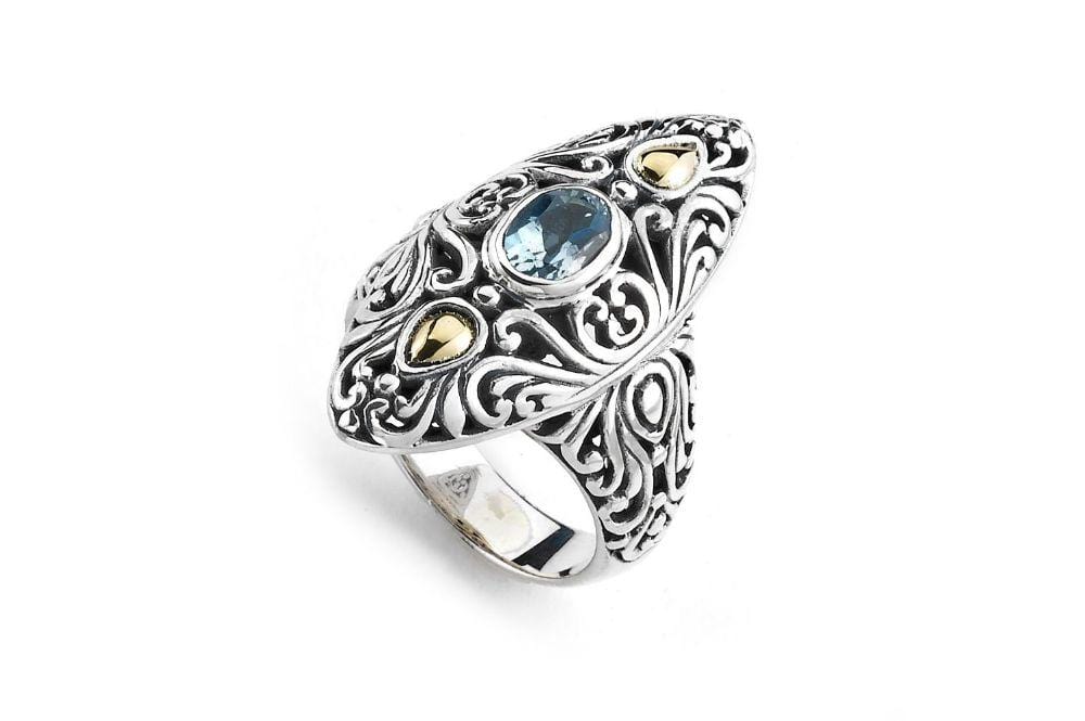 Samuel B. RING Elea Ring Blue Topaz / 5