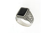 Samuel B. RING Essex Ring Onyx / 7.5