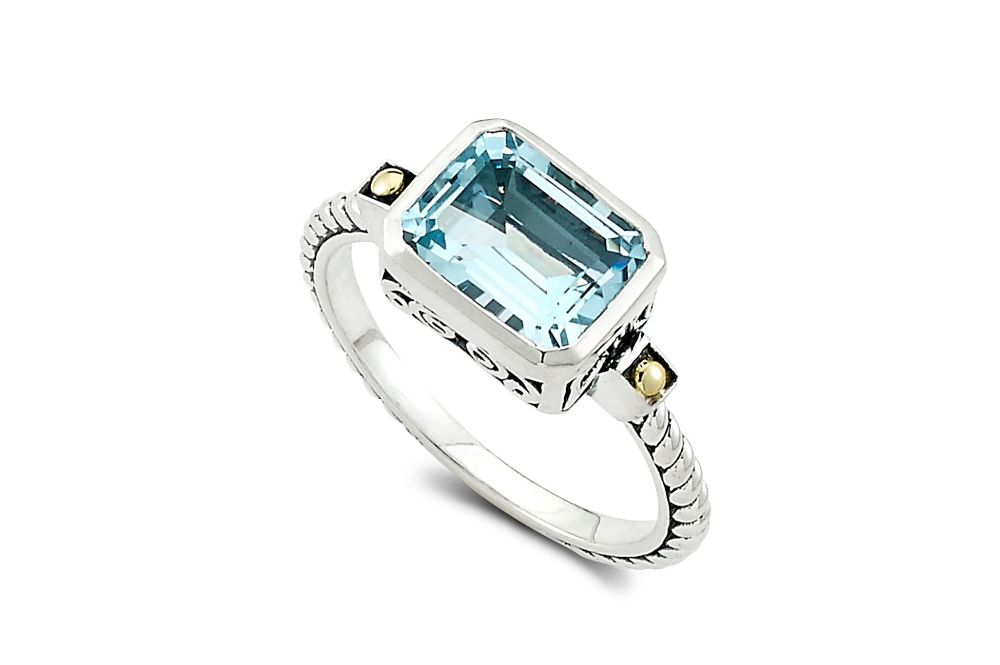 Eirini Ring- Blue Topaz