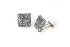 Samuel B CUFFLINK FILIGREE CUFFLINKS SILVER