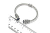 Samuel B. BANGLE Fiorella Bangle- Grey Pearl Grey