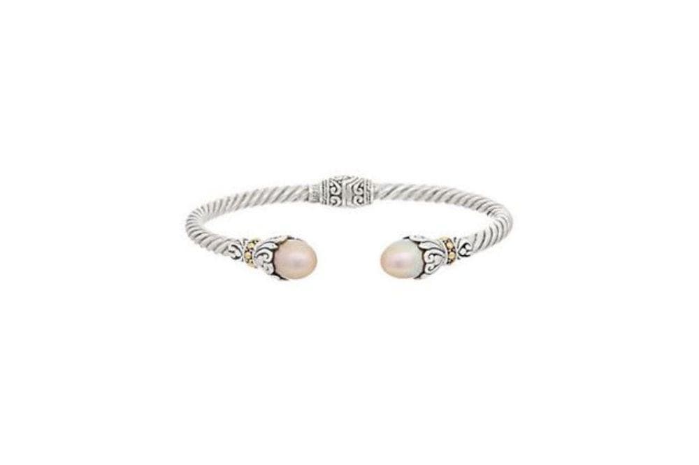 Samuel B BANGLE FRESH WATER BANGLE PINK PEARL